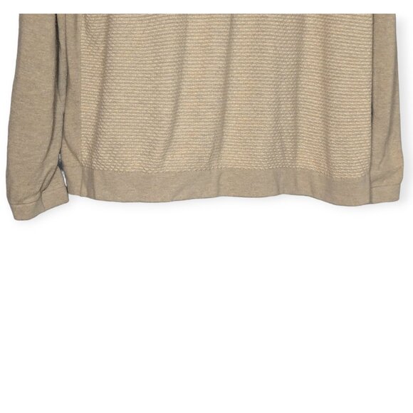 Under Armour Men's Threadborne Wool Blend Beige Crewneck Sweater Size XL - Picture 4 of 14